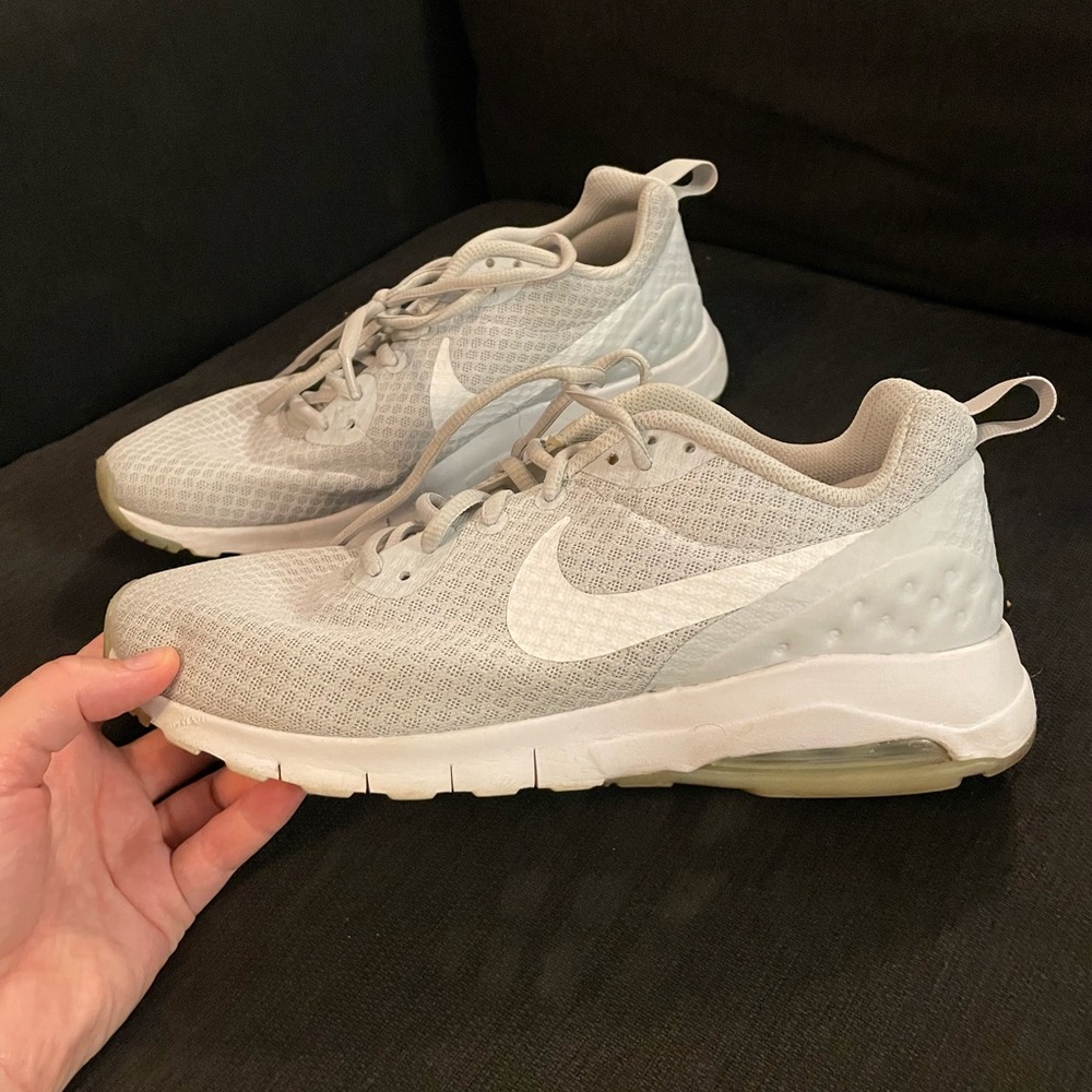 Light Gray Nike Air Max Running Shoes (Womens 9.5)